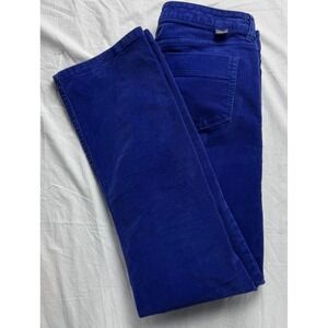 Patagonia Corduroy Pants Women's 29 Blue Organic Cotton Straight Leg Casual